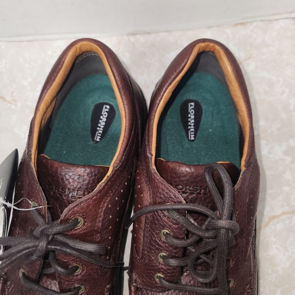 Florsheim Sz 10.5 EEE Extra Wide COMPADRE Steel Toe Moc Toe Oxford Work Shoe New main image 8